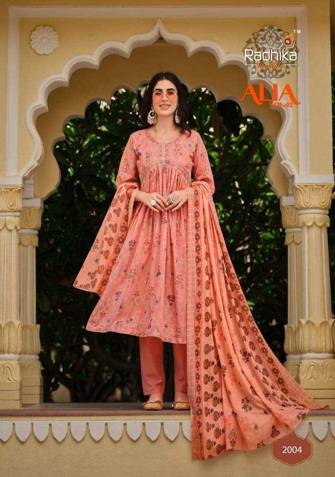 Alia Vol 2 By Radhika Readymade Salwar Suits Catalog
